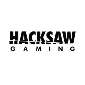 Logo Hacksaw Gaming, créateur de slots à haute volatilité